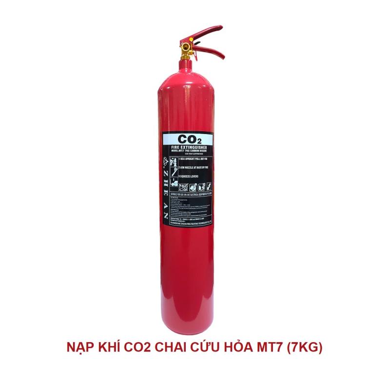 Khí CO2 bình chữa cháy xách tay MT7 7kg